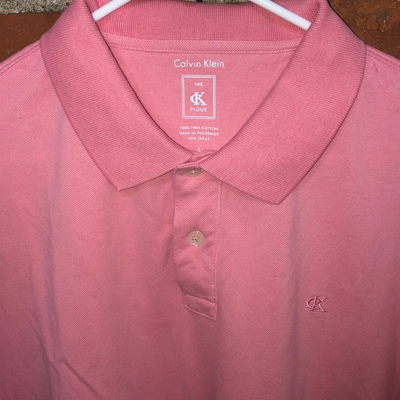 Calvin Klein The Pique Polo Shirt - Picture 2 of 4